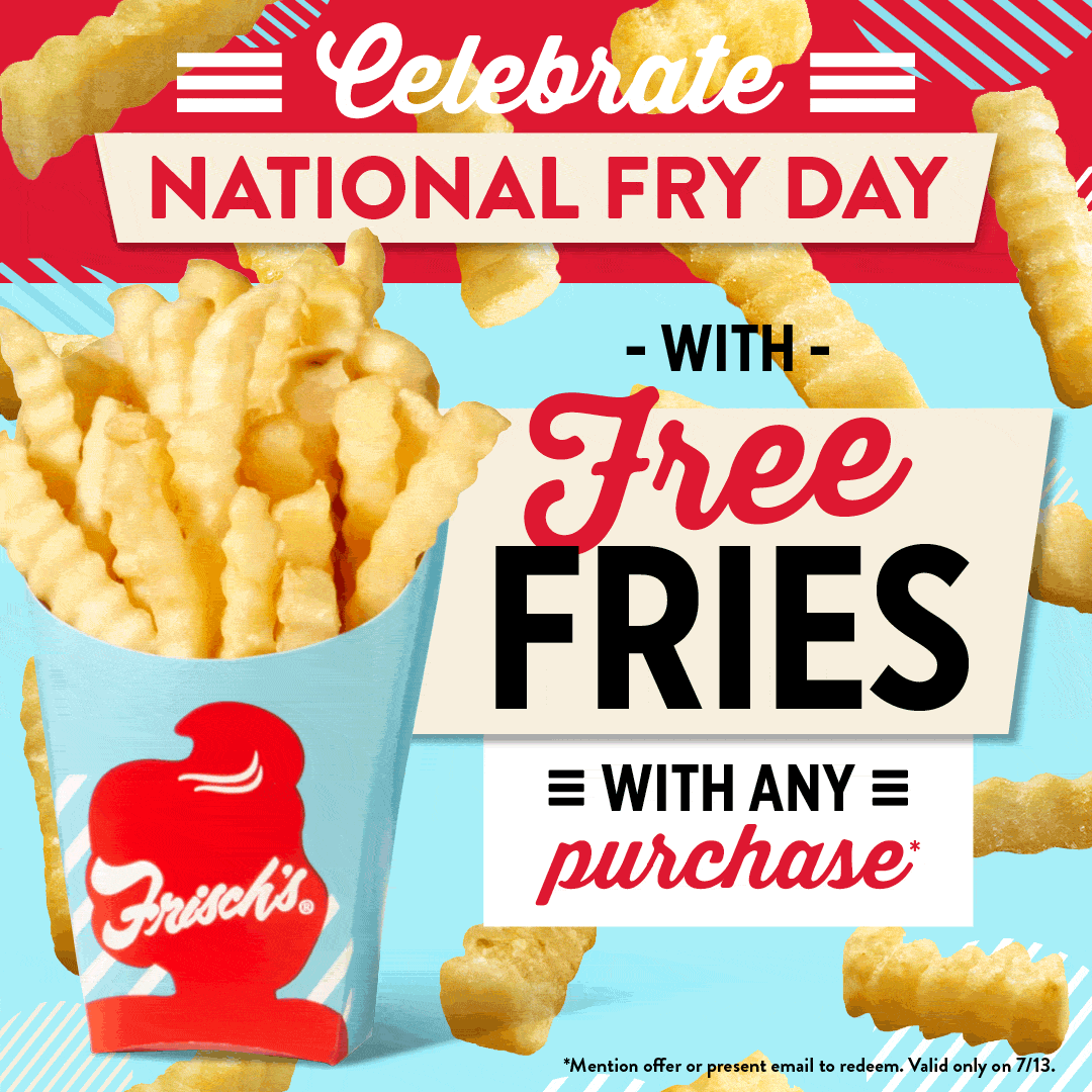 French Fry Day Deals Roundup For July 13 EatDrinkDeals